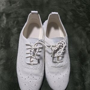 Cole Haan White Knit Sneakers